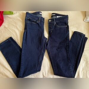 2 Levi’s jeans size 27 LONG (711 skinny & 311 Shaping Skinny)